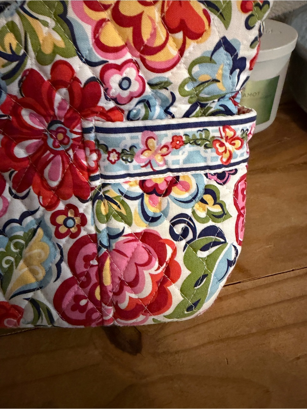 Vera Bradley Gabby Bag Hope Garden Floral Retired 2009 Quilted Satchel Handbag - Picture 8 of 9